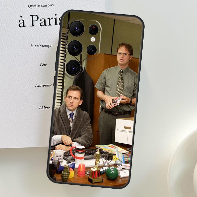 The Office Michael Scott Case For Samsung Galaxy S26 Ultra S25 S24 S23 S21 S22 Ultra S10 S20 Plus S25 FE Phone Cover
