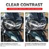 Motorcycle Headlight Cover Protective Guard Headlight Protector Acrylic Fit for Tiger 800 1200 XCX XRX Explorer 1215