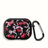 Чехол для наушников Cover Case Для Airpods 3 Pro 4 1 Pro3 Pro2 2 Корейский Милый Бант Вишня