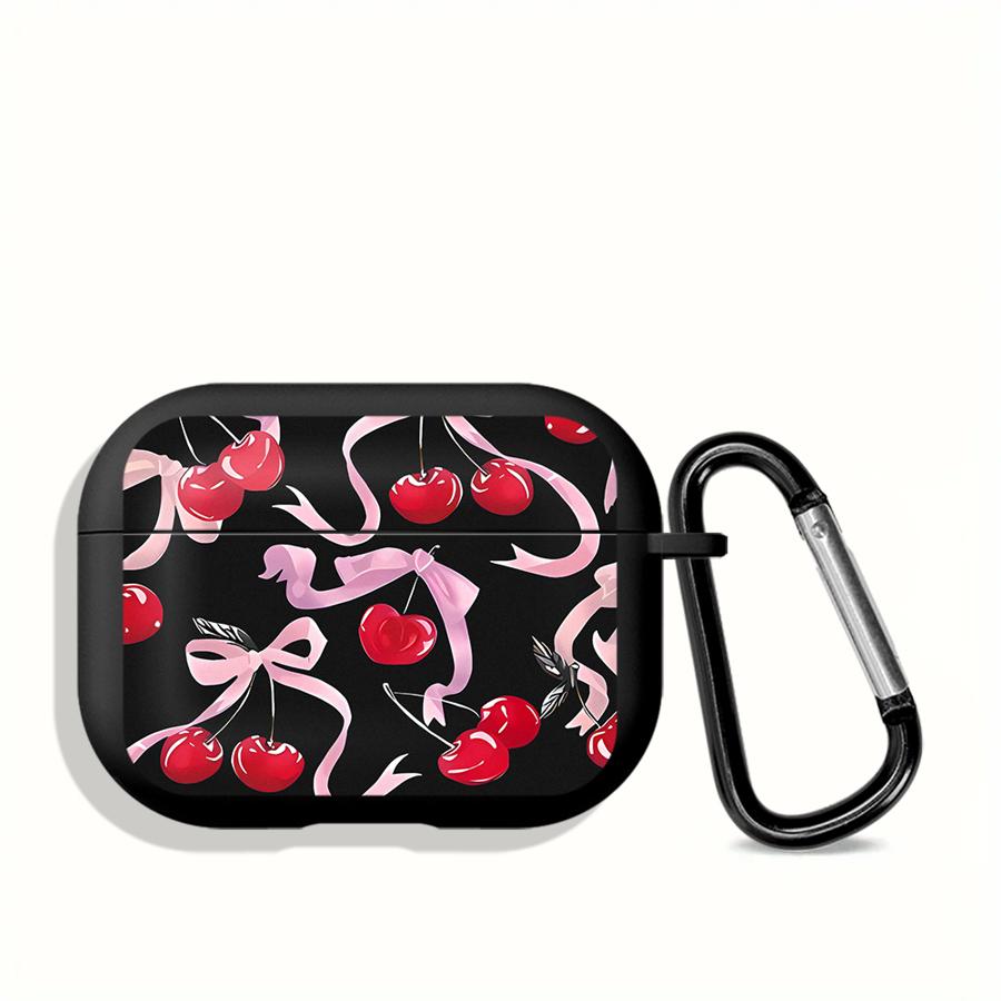 Чехол для наушников Cover Case Для Airpods 3 Pro 4 1 Pro3 Pro2 2 Корейский Милый Бант Вишня