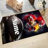 Custom Name "Thunderstorm Arsenal Crest" Carpet Rug Customizable Soft Washable Anti-Slip Home Living Room Sofa Mats Personalized Rug. 0909422