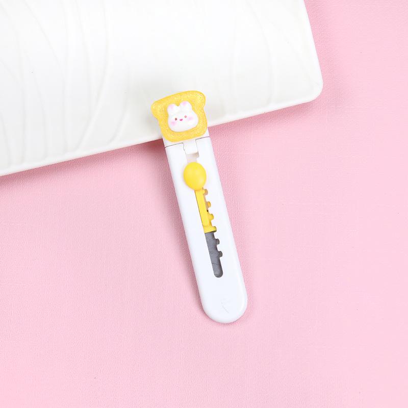 Милый мультяшный мини-нож для студентов — портативный, небольшого размера для распаковки, резки бумаги и многого другого