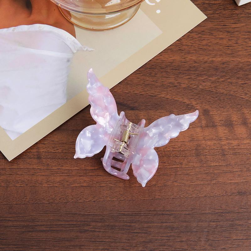 Ацетатная бабочка для волос, красочные французские инструменты для укладки волос, аксессуары, ретро-элегантные зажимы для волос, женские милые шпильки