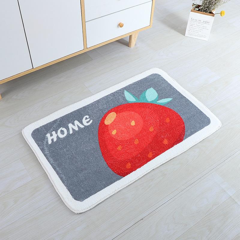 Cartoon Bathroom Mat Absorbent Soft Mat Quick-drying Carpet Non-slip Foot Mat Bathroom Door Mat