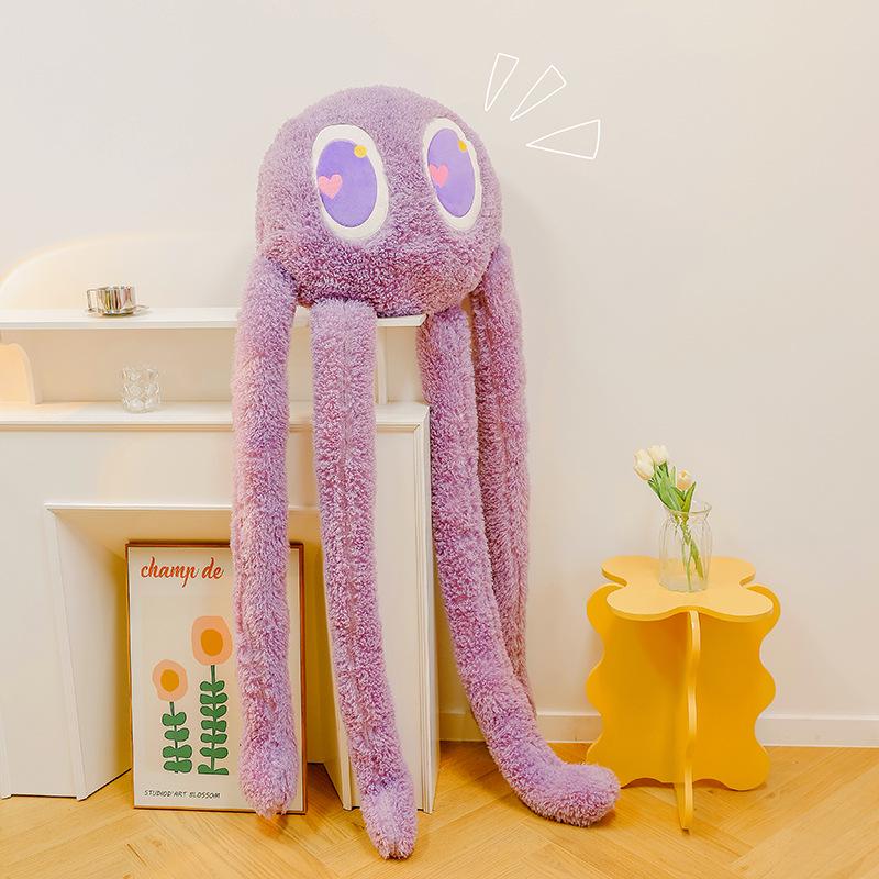Large Long-Legged Octopus Pillow - Cute and Funny Internet Sensation Plush Toy