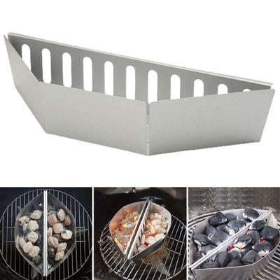 Char-Basket, нержавеющая жаропрочная древесная щепа, держатель для древесного угля, аксессуары для гриля на открытом воздухе, барбекю