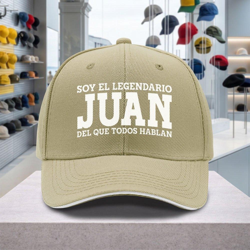 pc JUAN Print Adjustable Sandwich Baseball Cap Suitable for Weddings Parties Music Festivals Bachelorette Parties Availab