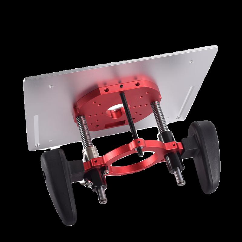 White Aluminum Router Lift Workbench with Small Host Case