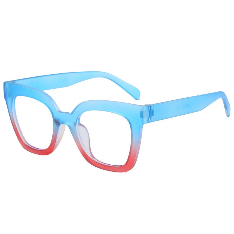 Европейско-американские стильные очки женские квадратной формы с защитой от синего света женские оправы для очков повседневные декоративные мужские очки