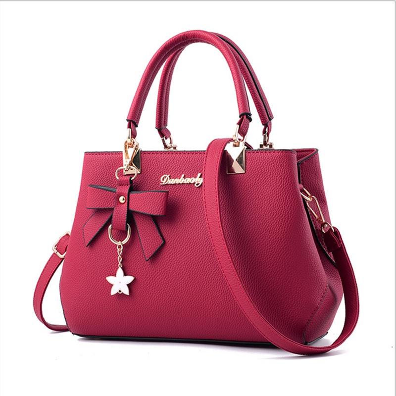 Women Pu Leather Shoulder Bags Messenger Bag Cross Body Tote Purse Handbag