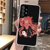 Черный художественный мягкий чехол для телефона Genshin Impact для Samsung Galaxy A52 A53 A12 A13 A22 A23 A32 A33 A72 A73 5g A02s A03s A50s Pattern Co