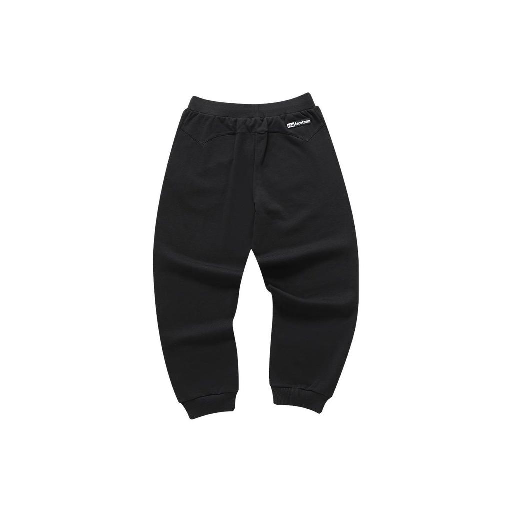 Fila Fusion X FACETASM Спортивные брюки мужские Свободного кроя С манжетами С принтом из букв Черный T11M347601F-BK