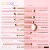 Docolor Набор для макияжа Kwasten, 15 шт., Professionele Oogschaduw Make-Up Borstel Oogschaduw, подводка для глаз Mengen Wenkbrauw Brochas Maquillaje