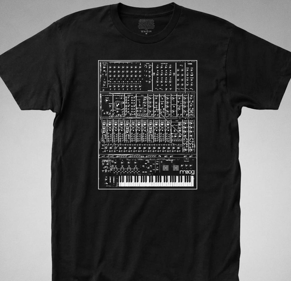 Synthesizer T SHIRT analog, moog, modular 80s synth keyboard piano korg