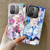Аниме Кавайная Девушка Ins Стиль Ударопрочный Чехол для Телефона для Xiaomi Poco X7 X6 X5 X3 Pro F7 Ultra M8 Redmi 15C 15 14C 13C 12C 10C 13 12