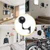 Universal Helmet Holder Wall Mount Motorcycle Helmet Organizer Bracket 180° Rotatable Spherical Caps Helmet Stand Show Hanger