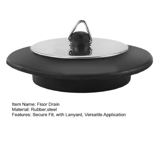 Резиновый фиксатор для слива раковины с цепным креплением, крючок, инструмент для предотвращения засора раковины, необходимый домовладельцу аксессуар для раковины