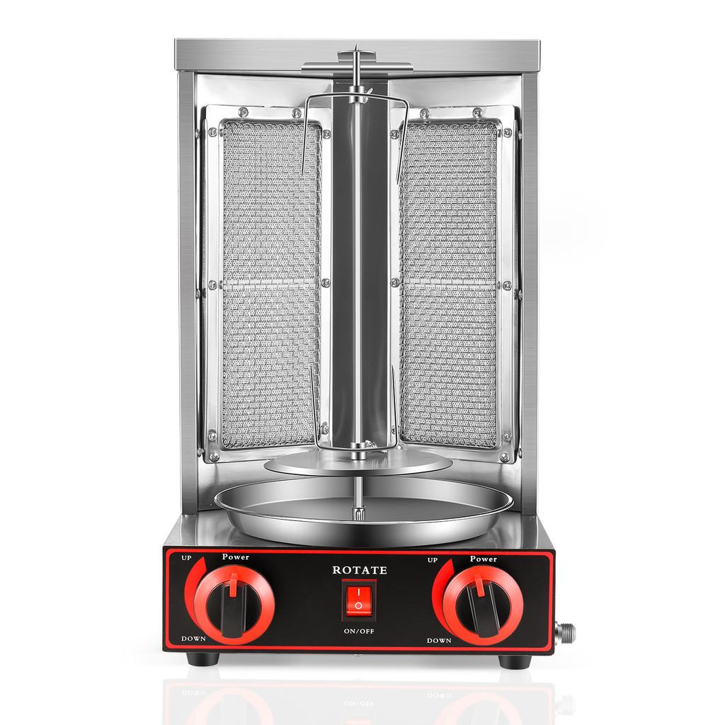 Турецкая машина для шашлыка-барбекю, вращающаяся на 360 градусов, машина для жарки на гриле, вертикальная печь, газовое топливо, оборудование для вертела