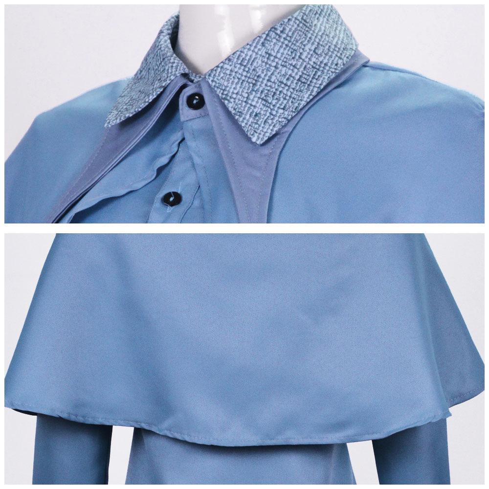 Школа Волшебства Ведьма Флер Изабель Делакур Косплей Костюм Бобатон Магия Женский Школьная Форма Шляпа Платье Костюм Хэллоуин