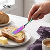 Multi Purpose Dessert Cutter Stainless Steel Jam Spreader Cutter, Multi-purpose Kitchen Tool with Curved Accessory for Afternoon Tea Blade,