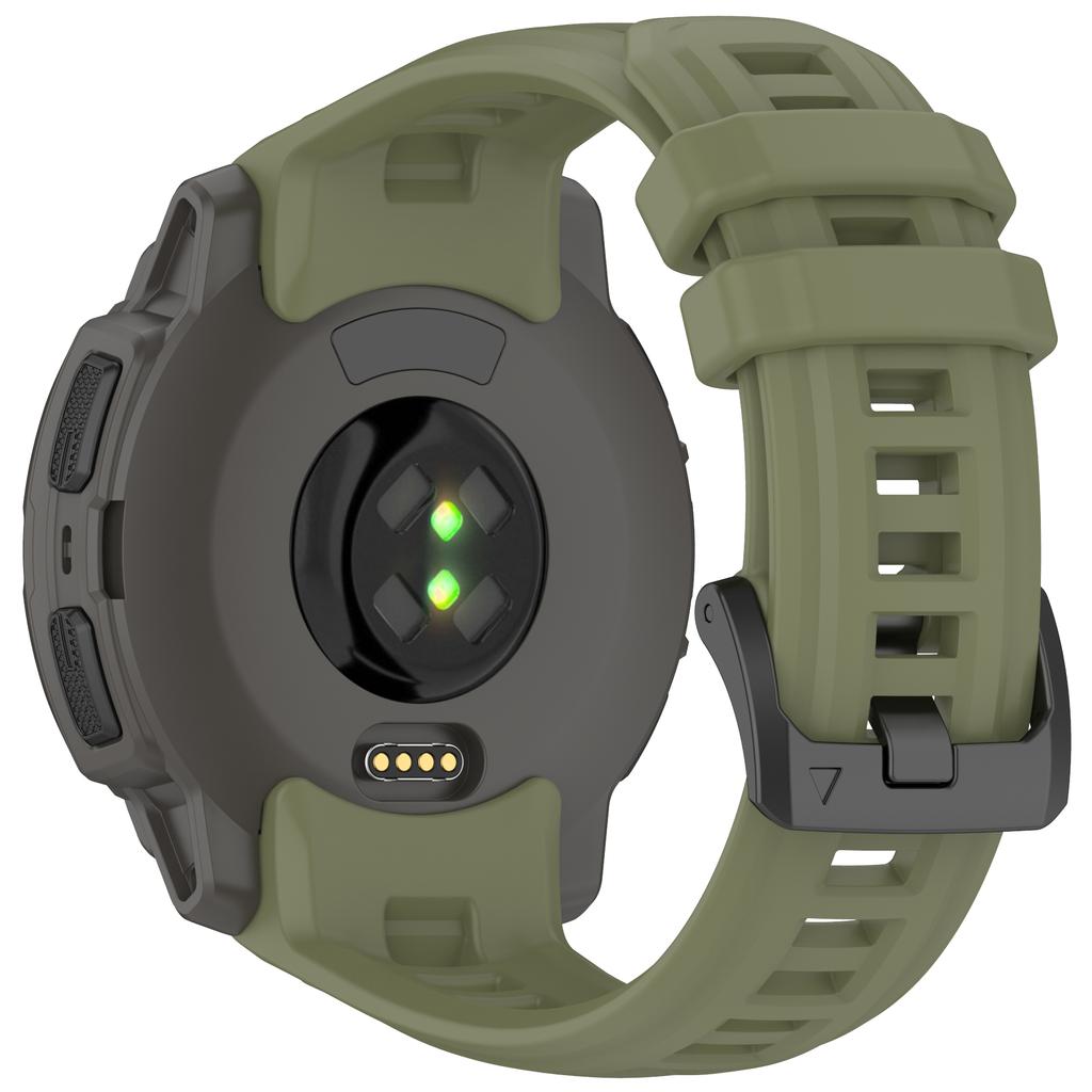 For Garmin Instinct E 45mm Smartwatch Band Breathable Sports Silicone Strap