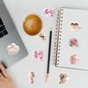50 Розовых Стикеров Граффити в Стиле ИНД для Ноутбука, Ручного Блокнота, Чехла для Мобильного Телефона, Водонепроницаемые Декоративные Стикеры