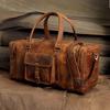 Leather Duffel Bag, Travel Luggage Duffel Gym Bag Weekender Overnight Bag for Men Handmade Leather Sports Duffle Gift Bag for Men