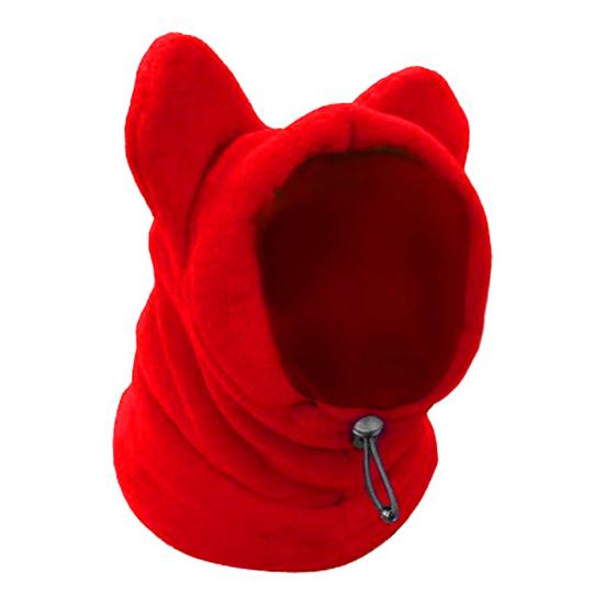 Снуд для собаки Зимний капюшон Теплый капюшон для питомца с защитой ушей Флисовый утеплитель для шеи со шнурком для собак и кошек