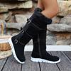 Winter Women Fur Warm Chelsea Snow Boots Casual Shoes New Short Plush Suede Flats Gladiator High Boots Comfortable Fashion Boots