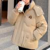 Fashion Winter Coat Female Outerwears Hooded 2024 Loose Thick Warm Jackets for Women Short Parkas
