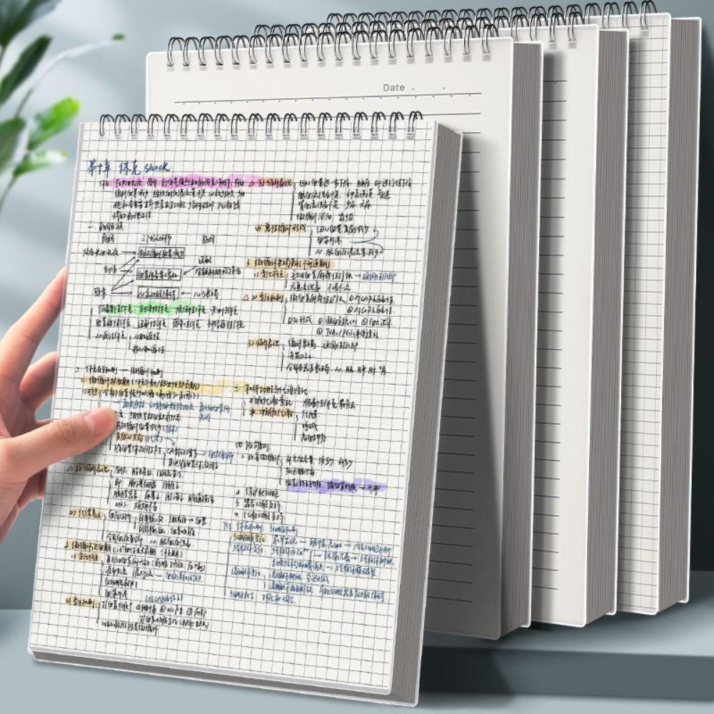 Блокнот на пружине A5/B5/A4 в клетку/пустой/в горизонтальную линию, скетчбук, блокнот, подарок для студентов