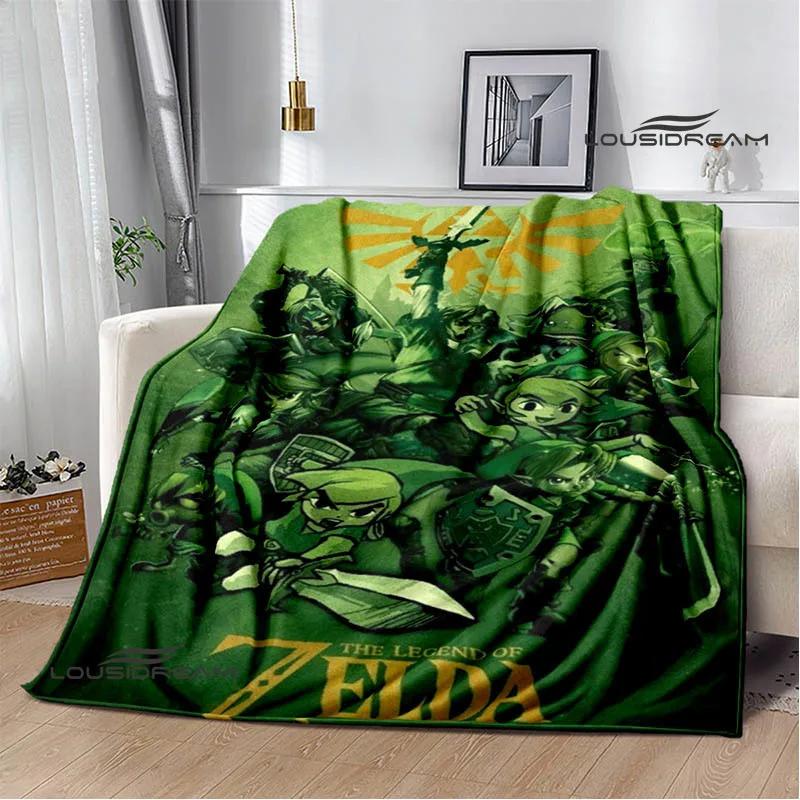 3D Z-Zeldas Cartoon blanket Warm Flannel blankets Soft and comfortable blanket Home Travel Blankets bed linings Birthday Gift