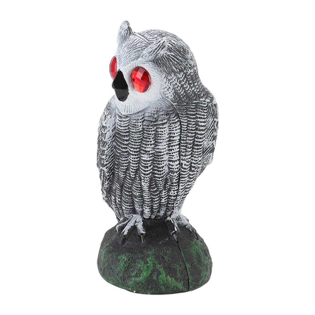 Owl Bird Deterrent Garden Plastic Red Eyes Owls To Keep Birds Away Fine Details Wear Resistant Owls