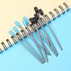10Pcs/lot Blue/Black Color Ink Ballpoint Pen Refills Metal Pen Medium Nib Core Cartridge Core Ink Recharge Blue/Black Ink 7cm