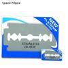 10pcs Razor Blades Brand Stainless Steel Safety Razor Blades Shave Blade Razor For Men Lames De Rasoir Barber Blade ST300