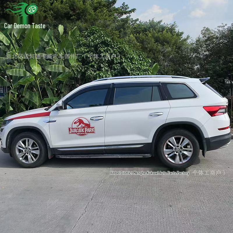 Задний спойлер для Kodiaq: ABS Хвост-спойлер под давлением, Без сверления, Окрашенное верхнее крыло