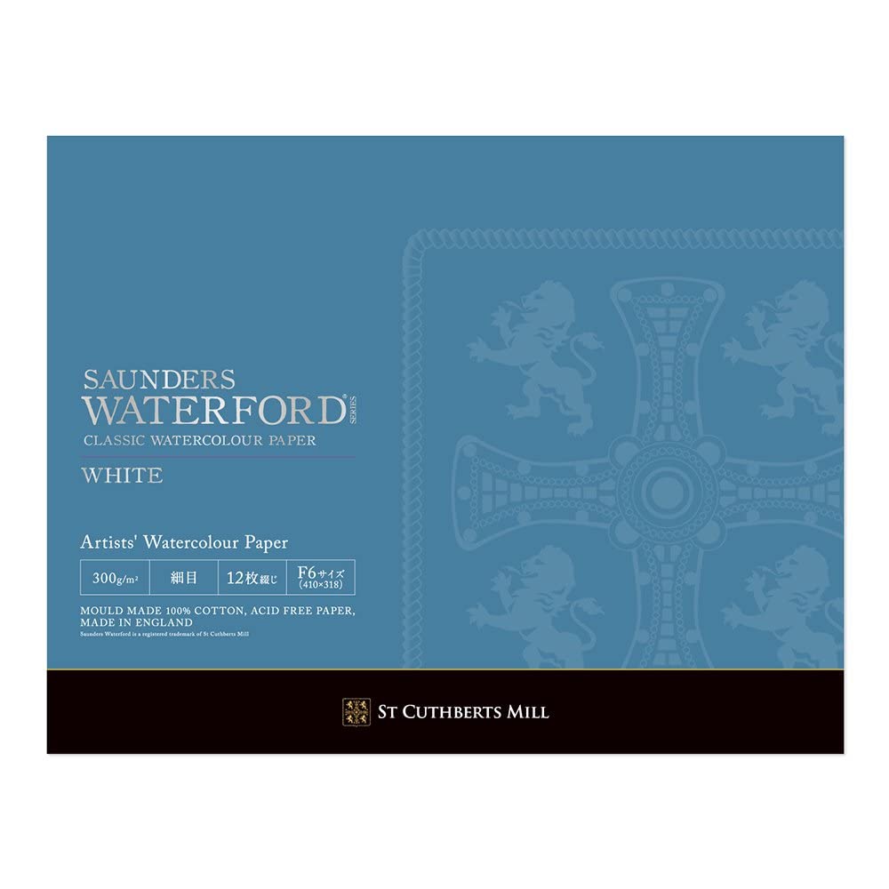 HOLBEIN Бумага акварельная Waterford Fine F6 Блок 12 270964 EHBH-F6 Белый, Зернистость, 300 г, Размер, Тип, Листы,