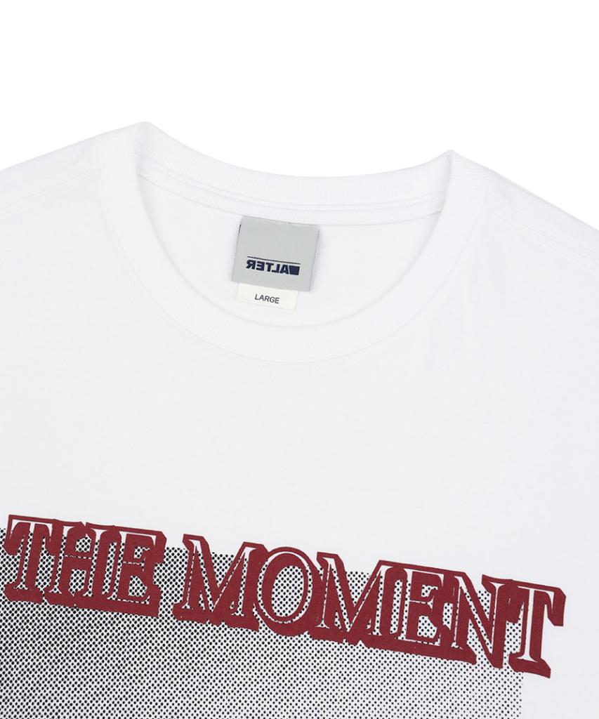 ALTER STUDIO Футболка с принтом Fade Memory_Белый