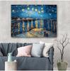 Van Gogh Starry Night Abstract Landscape Canvas Poster Famous Classic Wall Art Print Decorative Picture Modern Living Room Decor