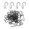 100/200Pcs Mini S Hooks Rustproof Corrosion Resistant Widely Used Small S Shaped Hanger Christmas Ornament Metal Hooks