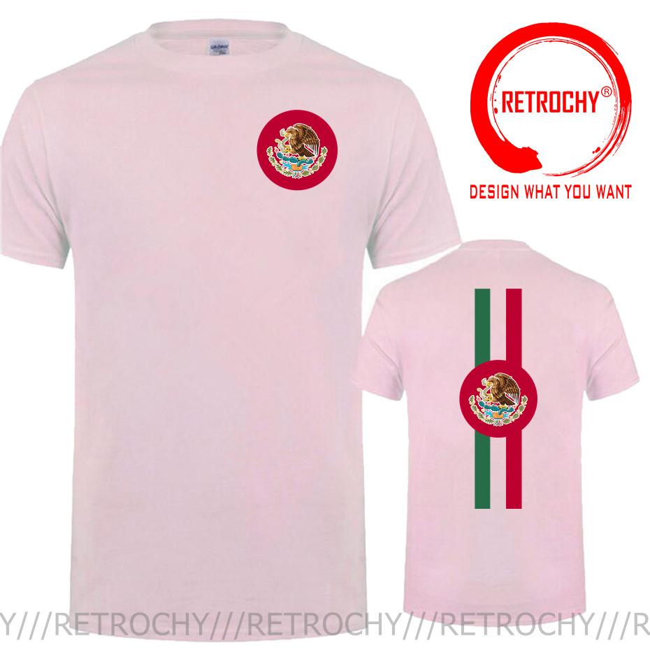 Vintage Mexican Mexico Coat Of Arms T Shirt Unisex Stylish Fashion Leisure Clothing Hip Hop Streetwear Tshirt Unisex Casual Tshirt