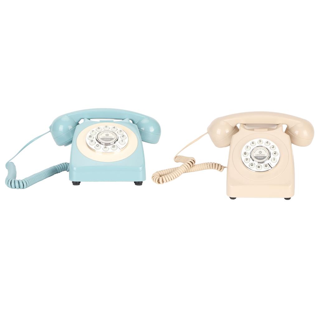 Винтажный телефон с кнопкой набора номера, запись звукового сообщения, ретро-стационарный телефон для свадебной вечеринки дома