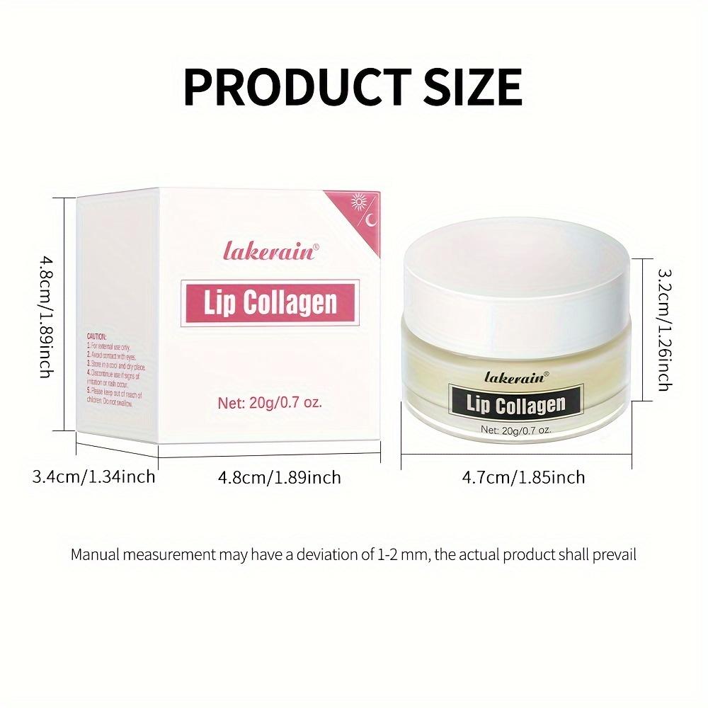 Collagen Lip Mask,Autumn and Winter Lip Moisturizing, Deep Moisturizing Overnight Lip Balm Lip Plumper for Dry Repair Lip Care