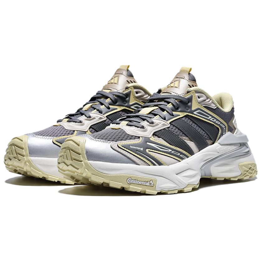 adidas XLG STORM Увеличивающие рост Повседневные Беговые Кроссовки Унисекс Серый Золотой KJ7238
