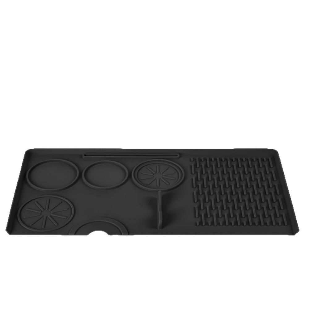 Silicone Coffee Tamper Mat Waterproof Non Slip Espresso Tamping Mat Multi-Functional Heat Resistant Tamping Cushion Home Use