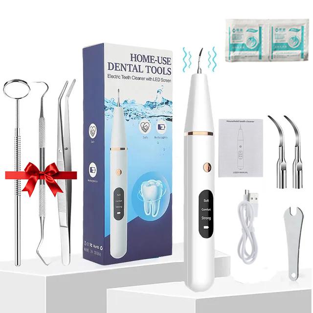 Electric Irrigator Dental?Teeth Whitening USB Rechargable Oral?Care Cleaning Device