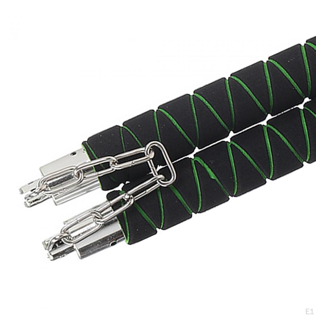 Фитнес-нунчаку Боевые искусства Пена для Вин Чун Тхэквондо Черный Зеленый