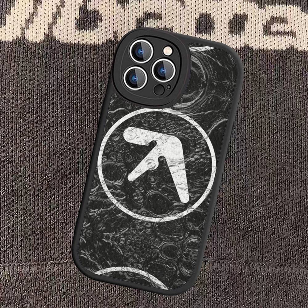 DJ A-Aphex T-Twins Leather Phone Case For iPhone 16 15 14 13 12 11 Pro Max Plus Cover