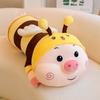 Пчела Свинья Длинная Подушка-Игрушка Плюшевая Игрушка Лежащая Кукла Свинья Кукла Подарок на День Рождения Женский