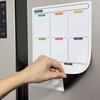 Erasable Magnetic Fridge Planner: Weekly Schedule & Memo Board